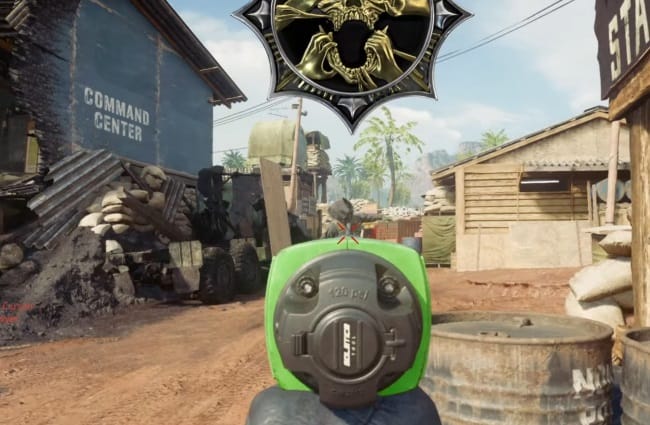 COD BO6のネイルガンのアイアンサイト